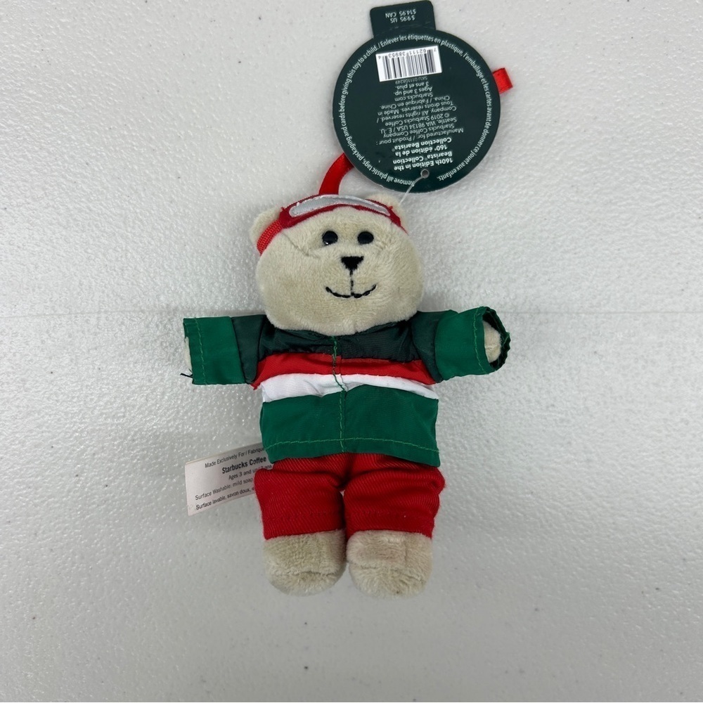 Starbucks Bearista Ornament in Festive Colors